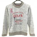 [ очень красивый товар ] кривошип свитер . серый × красный вязаный шерсть . женский S Golf одежда CLUNK