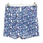 efi rental юбка-брюки юбка белый × голубой цветочный принт стрейч тонкий женский M Golf одежда efficace( очень красивый товар )|SALE цена 