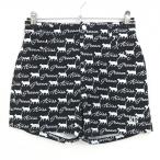  Kiss on The зеленый юбка-брюки юбка чёрный × белый кошка общий рисунок стрейч подкладка имеется женский 2(M) Golf одежда kiss on the green( очень красивый товар )|SALE цена 