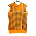  epi кий ru вязаный лучший orange × серый передняя сторона тысяч птица ..V шея хлопок . женский L Golf одежда epicure