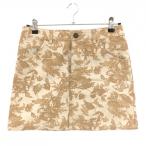 zo-i юбка светло-коричневый цветочный принт хлопок 100% женский M Golf одежда ZOY( очень красивый товар )|SALE цена 