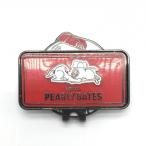  Pearly Gates ×PEANUTS значок красный Snoopy Golf PEARLY GATES