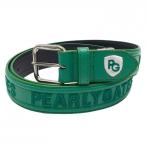 [ прекрасный товар ] Pearly Gates ремень зеленый цельный Logo .... женский Golf одежда PEARLY GATES|SALE цена 