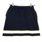  Castelbajac юбка темно-синий × белый кромка линия женский 38(M) Golf одежда CASTELBAJAC( прекрасный товар )|SALE цена 