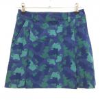 23 район Golf юбка темно-синий × зеленый общий рисунок женский 58(XS) Golf одежда 23 район ( прекрасный товар )|SALE цена 