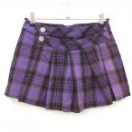  Dance With Dragon юбка-брюки юбка лиловый × темно-синий проверка LAP юбка женский 1(S) Golf одежда Dance With Dragon|SALE цена 