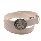 [ очень красивый товар ]aruchibio верх тип ремень белый Logo пряжка одноцветный женский Golf одежда archivio