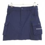 [ очень красивый товар ] Kiss on The зеленый стрейч cargo юбка темно-синий внутри сторона внутренний брюки женский 2(M) Golf одежда kiss on the green