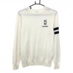 [ очень красивый товар ] Jack ba колено × Doraemon свитер белый × темно-синий вязаный шерсть . рукав линия женский 2(L) Golf одежда Jack Bunny