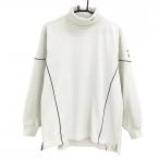  Tour Stage с высоким воротником футболка слоновая кость × чёрный Logo .... мужской M Golf одежда TOURSTAGE