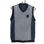 [ прекрасный товар ] epi кий ru Golf двусторонний лучший темно-синий × белый тысяч птица .. боковой Zip женский M Golf одежда EPICURE GOLF