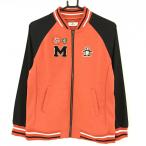 [ очень красивый товар ] Munsingwear одежда жакет блузон orange × чёрный необычность материалы переключатель женский LL Golf одежда Munsingwear
