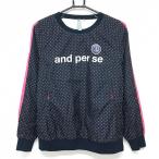  Anne Pas .s need темно-синий × белый точка тепловое хранение подкладка блузон женский M Golf одежда and per se