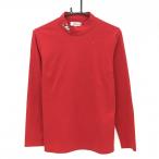 MU спорт длинный рукав с высоким воротником рубашка красный стразы Logo шея .... женский 44(XL) Golf одежда M*U SPORTS|SALE цена 