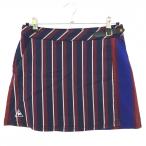  Le Coq юбка темно-синий × бордо × голубой полоса наматывать юбка способ женский 11 Golf одежда le coq sportif|SALE цена 