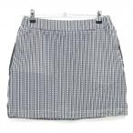  Marie Claire sport юбка белый × чёрный общий рисунок боковой линия подкладка имеется талия резина настройка шнур женский S Golf одежда marie claire( прекрасный товар )|SALE цена 