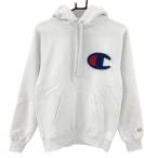 [ новый товар ] Champion Parker белый × голубой обратная сторона ворсистый большой Logo тренировочный мужской MEDIUM Golf одежда Champion