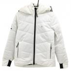 [ очень красивый товар ] пчела ya-z2WAY с хлопком жакет белый × чёрный Raver Logo капот съемный мужской M Golf одежда 8YARDS