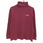  Callaway длинный рукав ta-toru шея рубашка красный × темно-синий окантовка Logo .... мужской M Golf одежда Callaway