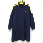  Le Coq Golf 3WAY дождь One-piece темно-синий × желтый рукав * капот съемный женский LL Golf одежда le coq sportif
