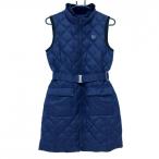  Callaway down безрукавка One-piece темно-синий шея обратная сторона мех женский S Golf одежда Callaway