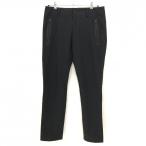 [ прекрасный товар ] TaylorMade брюки чёрный × белый задний Logo принт Zip карман мужской 79 Golf одежда TaylorMade