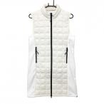 [ новый товар ]ta ион безрукавка down One-piece белый боковой переключатель упаковочный пакет женский XL Golf одежда TAION