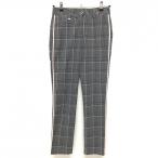 [ очень красивый товар ] ракушка bo брюки серый × чёрный проверка боковой линия женский USA XXS/2 Golf одежда CHERVO