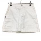  Jack ba колено юбка белый одноцветный внутри сторона внутренний брюки женский 1(M) Golf одежда Jack Bunny