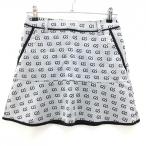 [ прекрасный товар ] Callaway red label юбка светло-серый × чёрный монограмма общий рисунок стразы Logo женский S Golf одежда Callaway