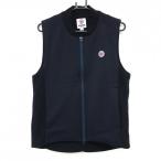 [ прекрасный товар ]majia внешний лучший темно-синий боковой * шея флис сетка подкладка мужской M Golf одежда MAGGIA