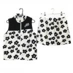 [ новый товар ] Kiss on The зеленый боа выставить ( лучший × юбка ) белый × чёрный цветок общий рисунок женский 3(L) Golf одежда kiss on the green