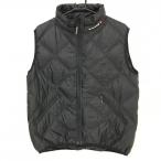 [ прекрасный товар ] Le Coq Golf жилет чёрный стеганое полотно двойной Zip мужской L Golf одежда le coq sportif