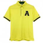  Adidas рубашка-поло с коротким рукавом желтый × темно-синий манжеты линия мужской M/M Golf одежда adidas