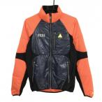 [ прекрасный товар ] Le Coq Golf необычность материалы переключатель пуховик темно-синий × orange Logo .... мужской M Golf одежда le coq sportif