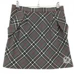 [ очень красивый товар ] Kiss on The зеленый юбка серый × чёрный проверка стрейч женский размер надпись нет Golf одежда kiss on the green