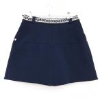 [ очень красивый товар ]aruchibio вязаный юбка темно-синий × белый талия резина & Logo женский 38(M) Golf одежда 2024 год модели archivio