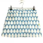  Pearly Gates юбка голубой × белый общий рисунок женский 0 Golf одежда PEARLY GATES