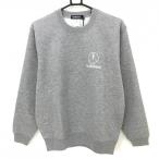 ショッピングカーズ 【新品】ゴルフィッカーズ トレーナー 杢グレー 後ビッグプリント 裏起毛 紙タグ付 メンズ M ゴルフウェア Golfickers