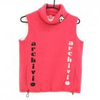 [ очень красивый товар ]aruchibiota-toru шея лучший розовый красный мохнатый вязаный подкладка есть женский 36(S) Golf одежда archivio