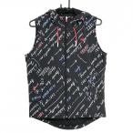 ルコックゴルフアウターベスト黒×白...