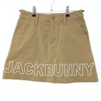  Jack ba колено юбка бежевый × белый большой Logo женский 00(XS) Golf одежда Jack Bunny