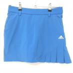  Adidas юбка голубой × белый цельный Logo внутри сторона внутренний брюки женский S Golf одежда adidas