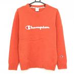 [ прекрасный товар ] Champion свитер orange × белый пирог ru земля Logo вязаный мужской MEDIUM Golf одежда Champion