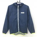 [ прекрасный товар ] New balance Golf Zip Parker темно-синий × белый сетка style силикон нашивка женский 2(L) Golf одежда New Balance