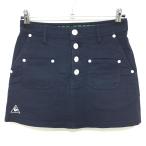  Le Coq Golf юбка темно-синий после Logo принт женский 7 Golf одежда le coq sportif