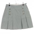 [ очень красивый товар ] Munsingwear одежда юбка чёрный × белый маленький проверка плиссировать женский 7 Golf одежда Munsingwear