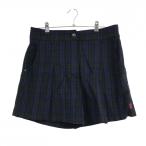 [ очень красивый товар ] Admiral юбка-брюки юбка темно-синий × зеленый проверка стрейч подкладка имеется женский L Golf одежда Admiral