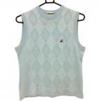  черный and белый вязаный лучший . голубой diamond рисунок земля узор Logo .... женский M Golf одежда Black&White