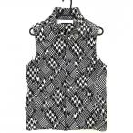 [ прекрасный товар ] Pearly Gates с хлопком лучший чёрный × белый тысяч птица .. боковой перфорирование мужской 4(M) Golf одежда 2023 год модели PEARLY GATES